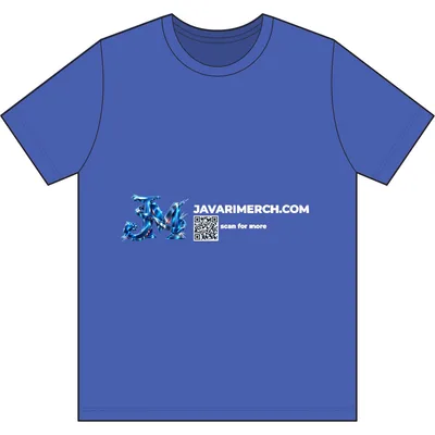 Medal Tee in Deep Royal