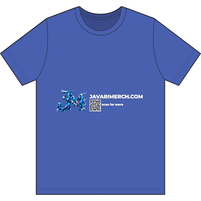 Medal Tee in Deep Royal