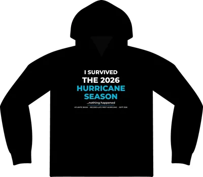 Lightweight French Terry Pullover Hoodie in Black