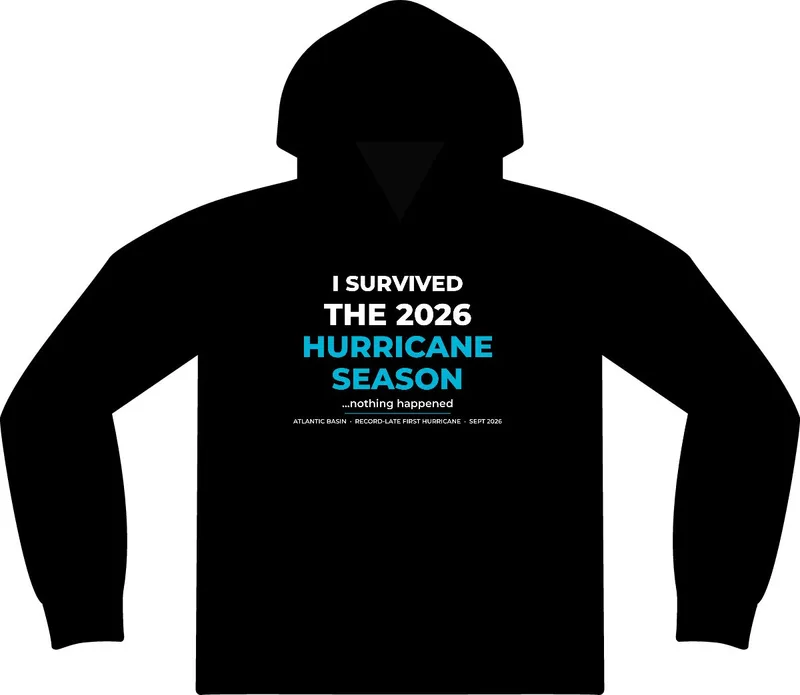 Lightweight French Terry Pullover Hoodie in Black