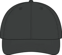 Snapback Flat Bill Cap — Grey Steel · One size
