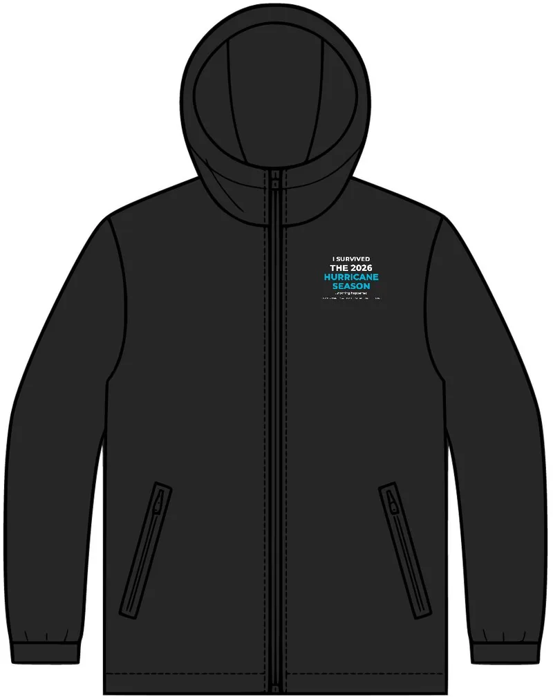 Section Zip Jacket in Black