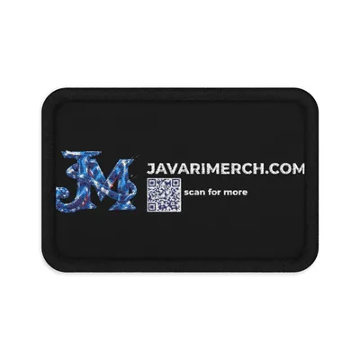 Embroidered Patch in Black