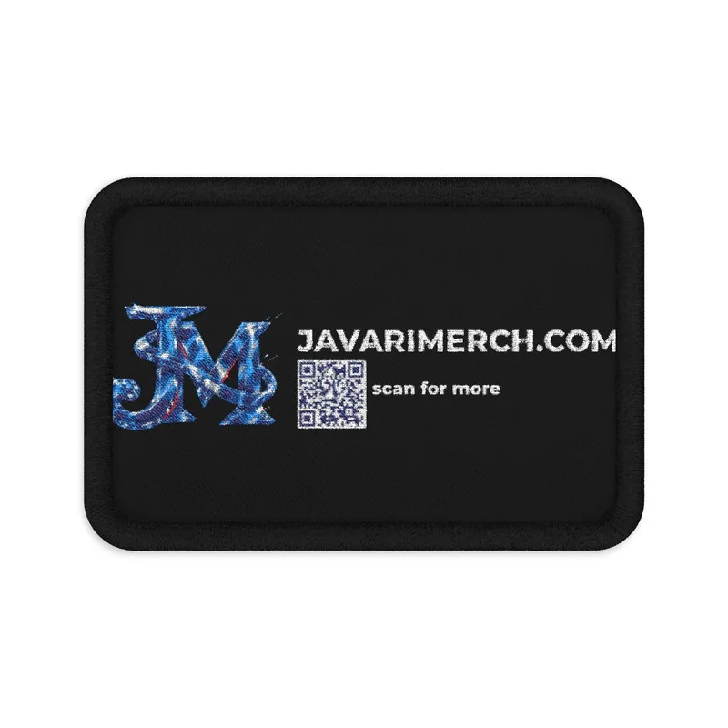 Embroidered Patch in Black