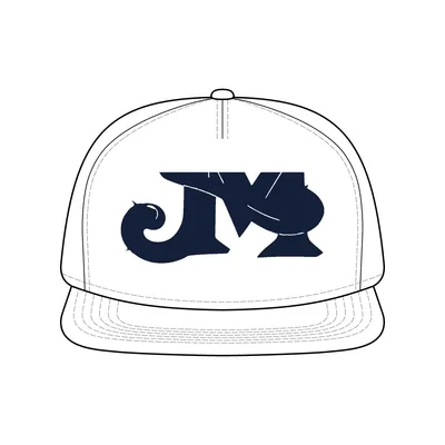 Frame Foam Two-Tone Trucker in White/Navy