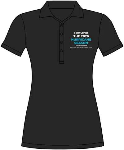 Women's Claire Tech Polo in Black