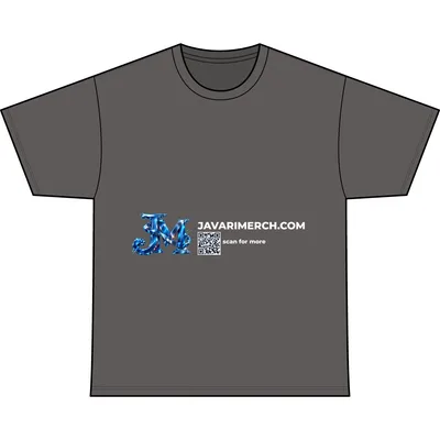 Unisex Midweight T-Shirt in Charcoal