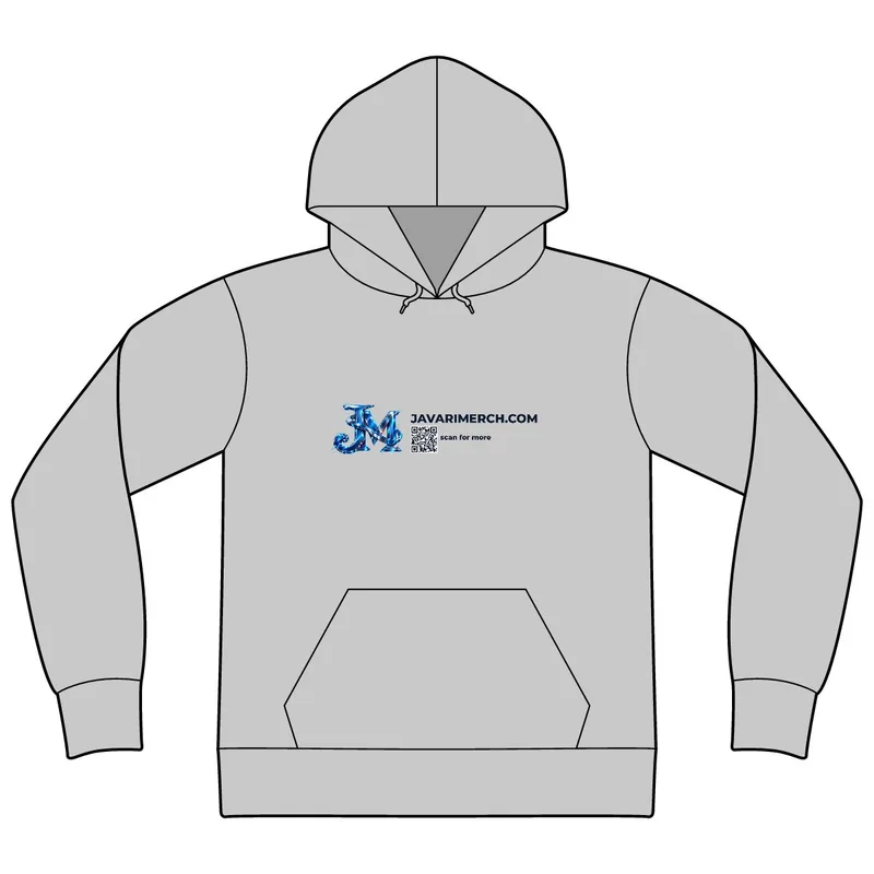 Unisex Malibu Hoodie Sweatshirt in Heather Grey