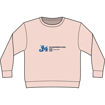 Unisex Urban Garment Dyed Sweatshirt in Salmon