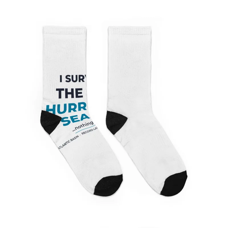 Unisex Padded Crew Socks (DTG) in White