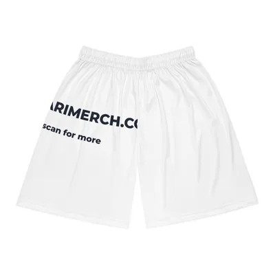 Basketball Shorts (AOP) in Seam thread color automatically matched to design