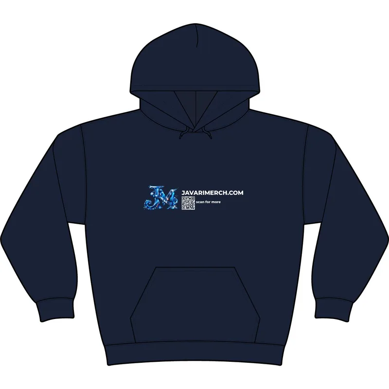 Tough Fleece Pullover Hoodie in Navy