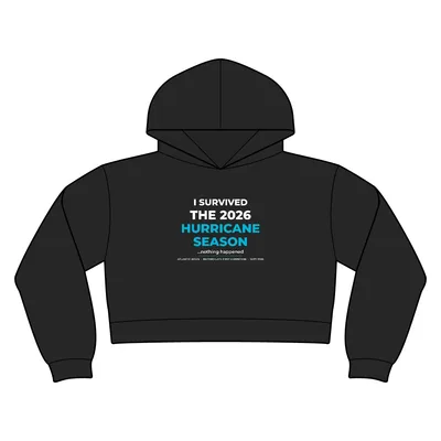 Women's Relax Crop Hood in Black