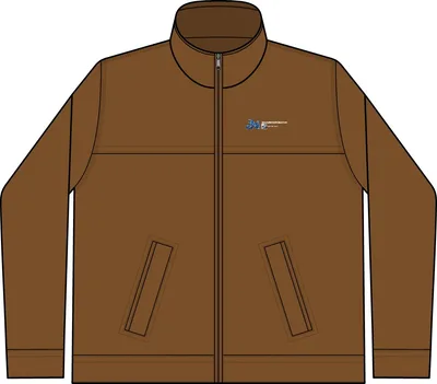 Washed Duck Cloth Flannel-Lined Work Jacket in Duck Brown