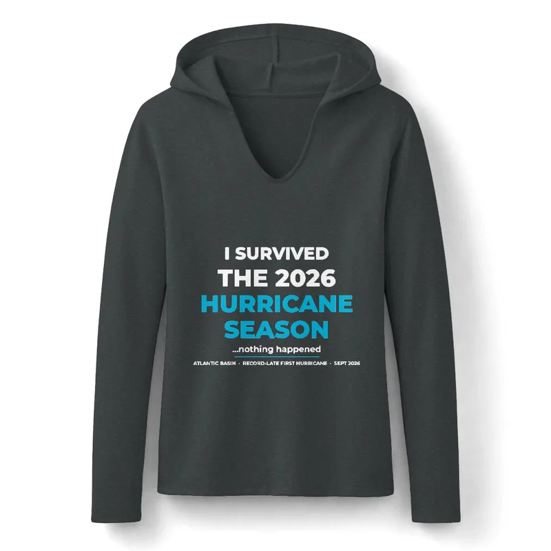 Women's Perfect Tri Long Sleeve Hoodie in Black Frost