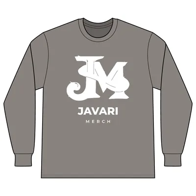 Unisex Long Sleeve Recycled Blend Tee in Remade Gray Heather