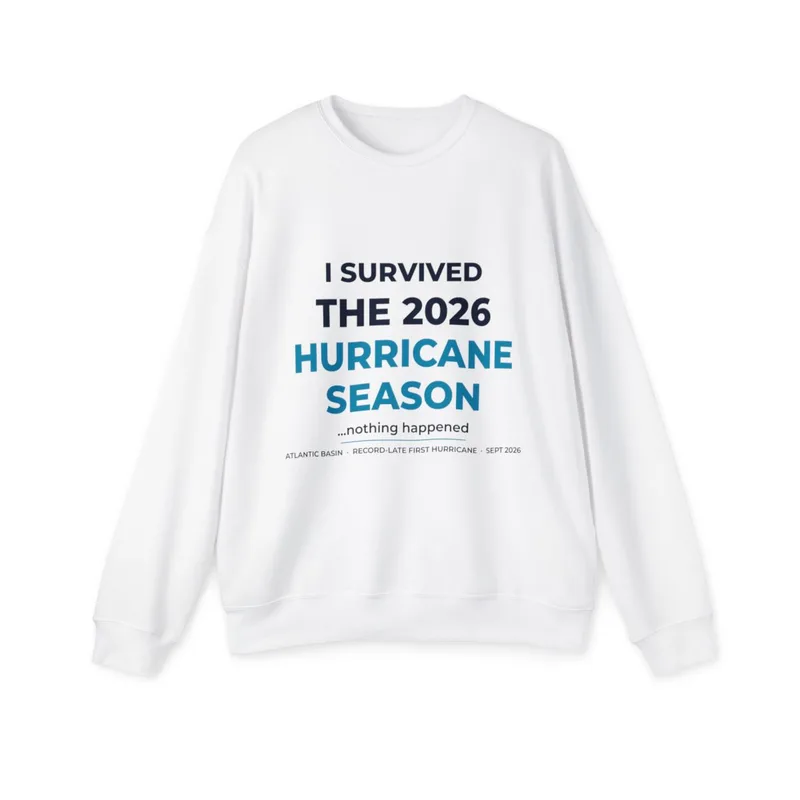Unisex Drop Shoulder Sweatshirt in White