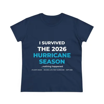 Women's Midweight Cotton Tee in Navy