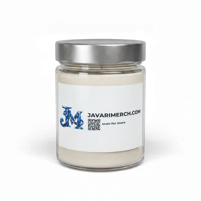 Soy Wax Candle in Jar, 9oz in Clear