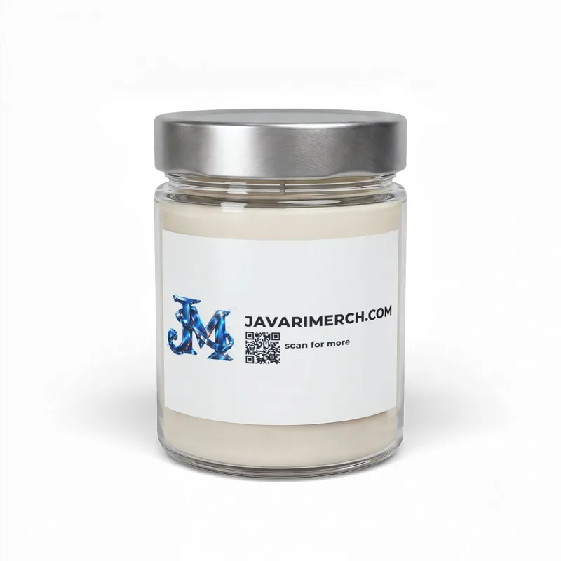 Soy Wax Candle in Jar, 9oz in Clear