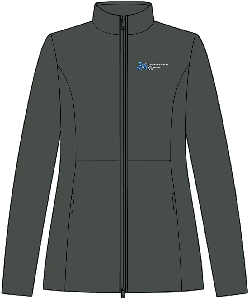 Women's Faille Soft Shell in Anchor Grey