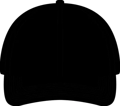 Flexfit 210 Flat Bill Cap in Black