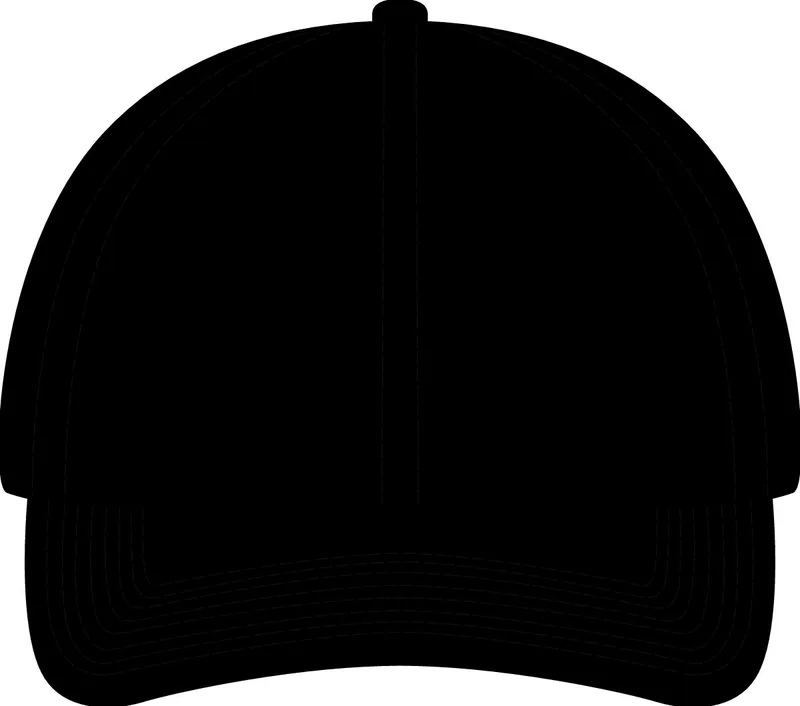 Flexfit 210 Flat Bill Cap in Black
