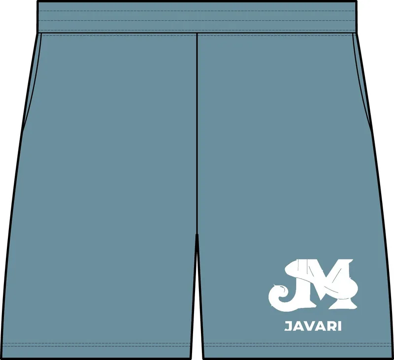 Unisex Pique Gym Shorts in Arctic