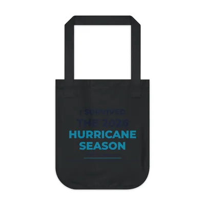 Organic Canvas Tote Bag in Black
