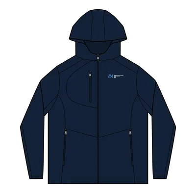 Active Hooded Soft Shell Jacket in Dress Blue Navy