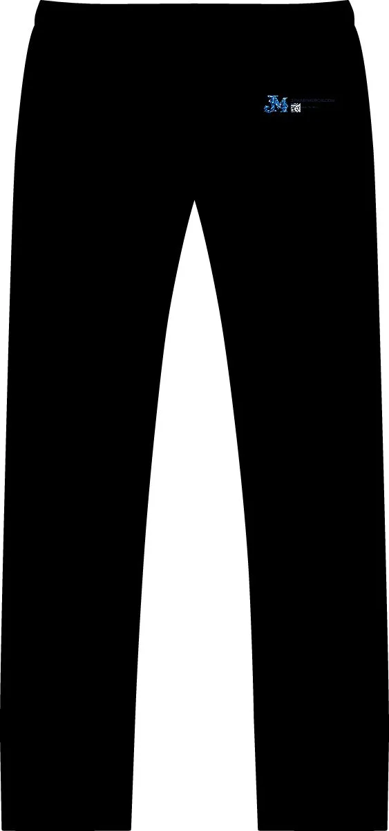 Relax Cuffless Track Pants in Black