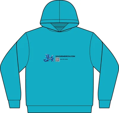 Unisex Reclaimist Fiber Hooded Sweatshirt in Tidal Blue