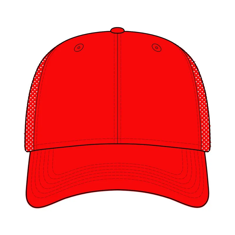 Dashboard Trucker Cap in Nantucket Red/ Grey