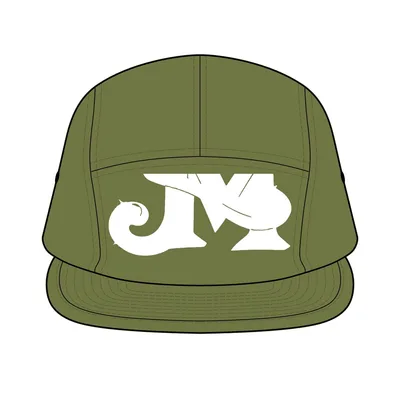 Finn Five Panel Cap in Army
