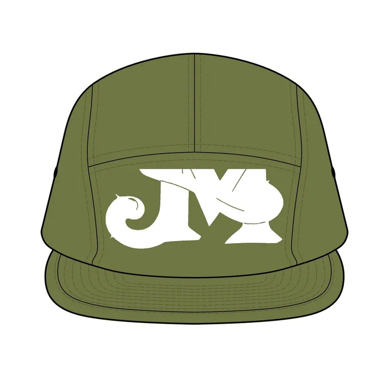 Finn Five Panel Cap in Army