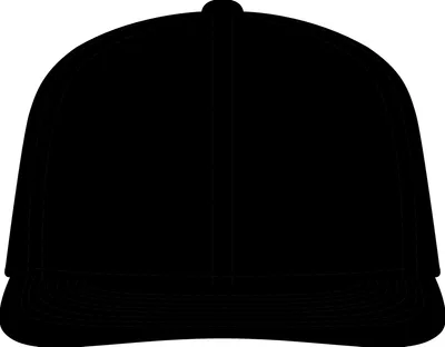Solid Twill Trucker in Black