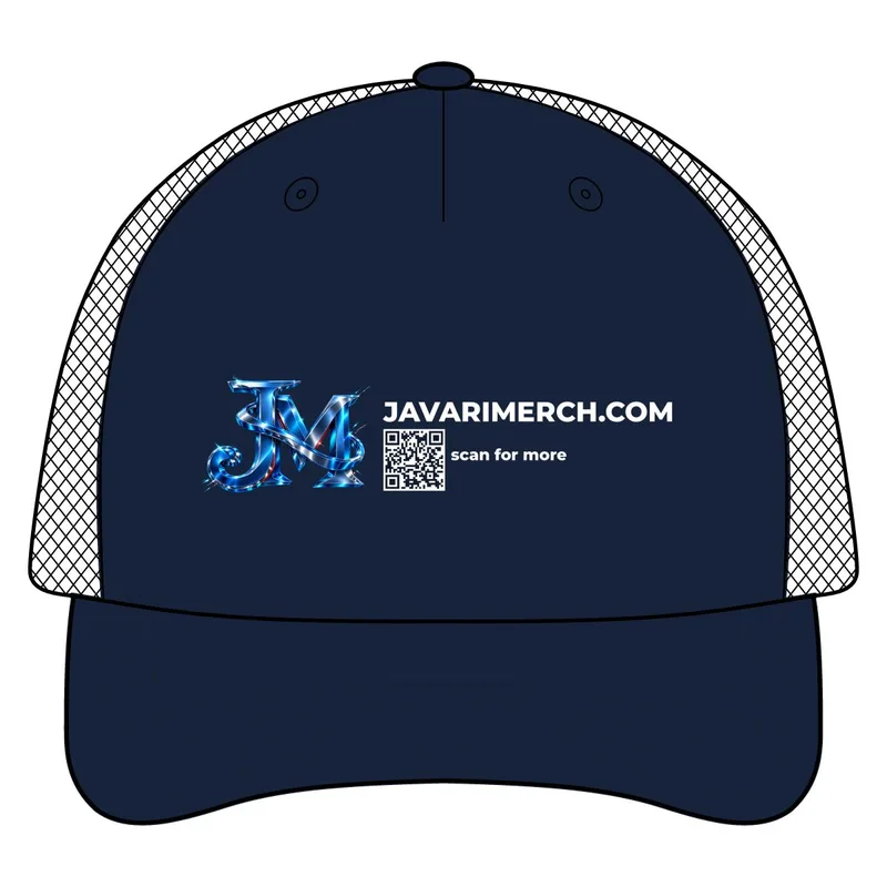 Trucker Cap in True Navy/ White