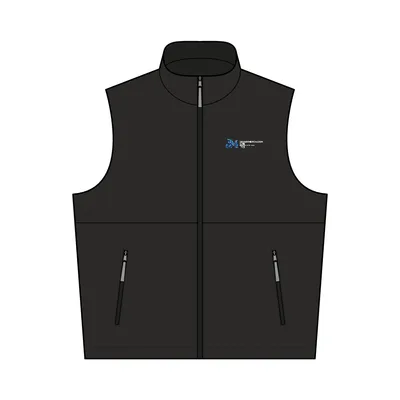 Reversible Charger Vest in True Black