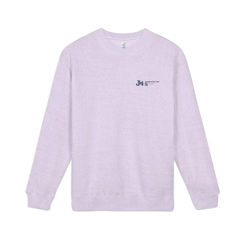 Unisex Nantucket Crewneck Sweatshirt (Embroidery) in Ice Purple