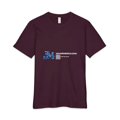Men's Basic Tee in Burgundy