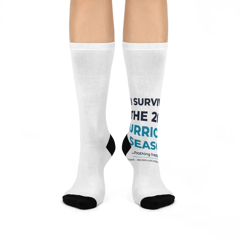 Cushioned Crew Socks in White