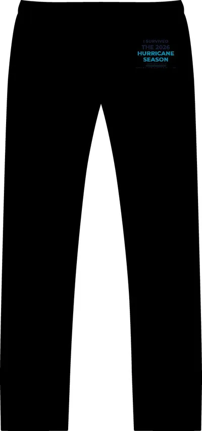 Relax Cuffless Track Pants in Black