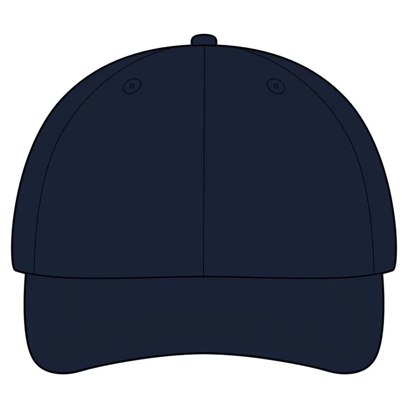 Cotton Twill Cap in Navy
