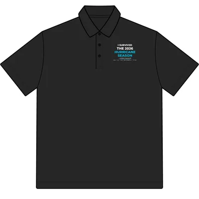 Men's Radiant Performance Piqué Polo with Reflective Piping in Black