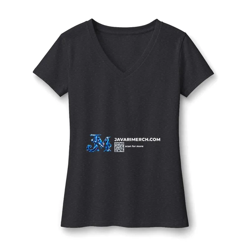 Women's Re-Tee V-Neck in Charcoal Heather