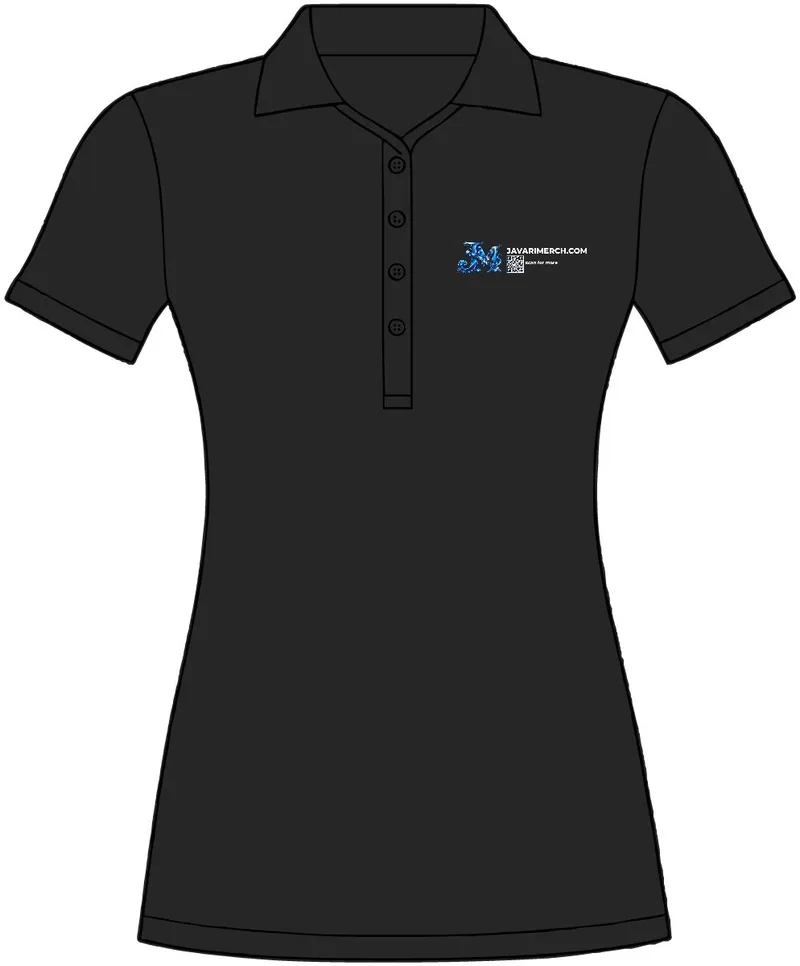 Women's Claire Tech Polo in Black