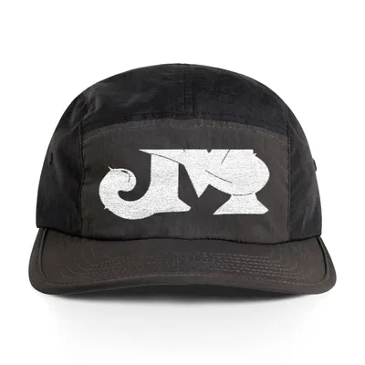 Finn Two-Tone Nylon Cap in Coal / Black