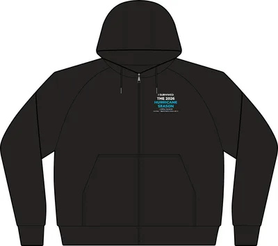 Performance Colorblock Full-Zip Hoodie in Black/ Realtree Edge