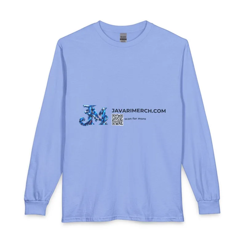 Unisex Long Sleeve T-Shirt in Carolina Blue