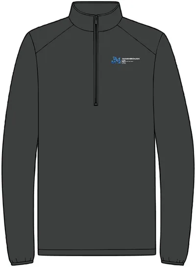 Active 1/2-Zip Soft Shell Jacket in Grey Steel